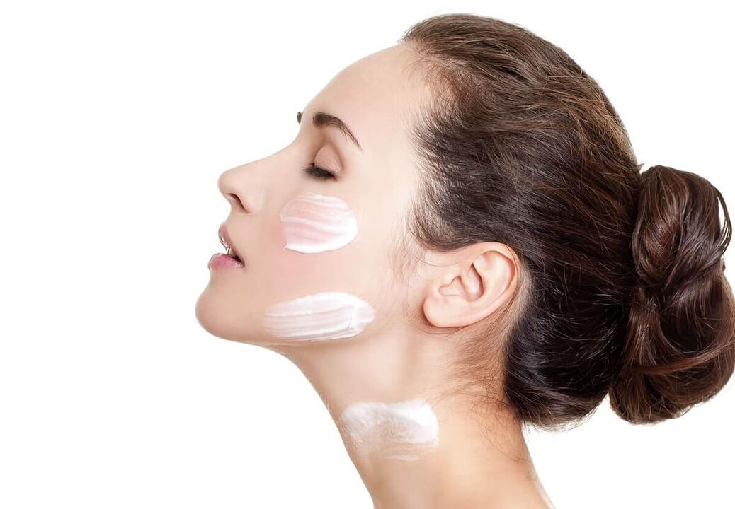 Zonas de aplicación de crema Eudalie